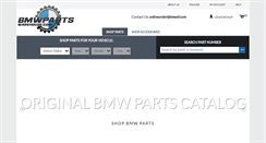 Desktop Screenshot of bmwpartswarehouse.com